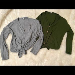 🌺 Tie-front sweaters Small 🌺